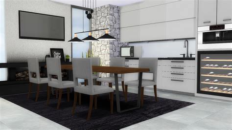 Sims 4 Ccs The Best Dining Room By Mxims
