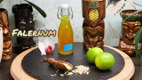 How To Make Falernum Syrup At Home Tiki Cocktail Falernum Youtube