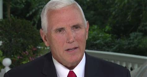 Full Interview Vice President Mike Pence On Face The Nation Cbs News