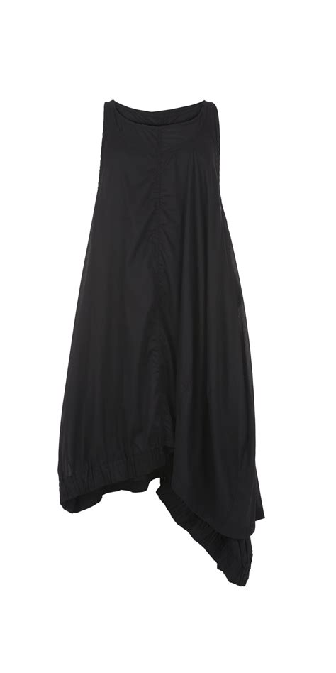 Rundholz Oversized Black Cotton Dress Idaretobe Authorised Stockist