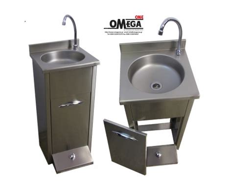 Stainless Steel Free Standing Hand Wash Basin Top Sink Of Large