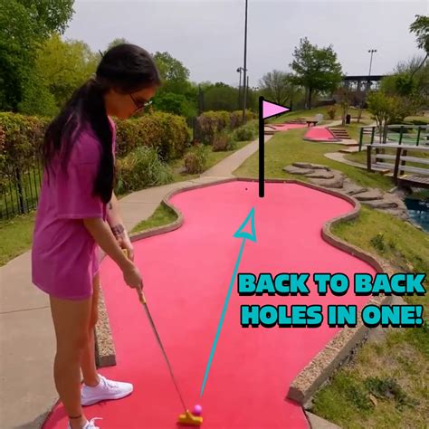 Mini Golf Back To Back Holes In One 🤩 Miniature Golf Golf Mini Golf Back To Back Holes