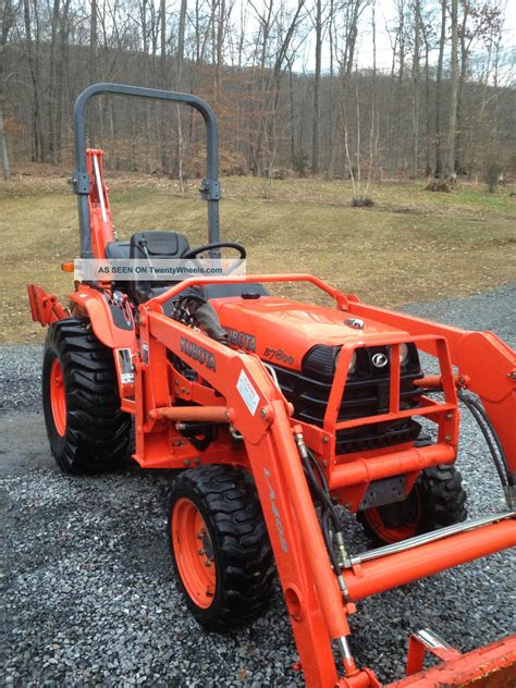 Kubota B7800hsd 30hp Diesel 4x4 With Loader And Backhoe
