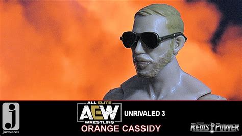 aew unrivaled collection series 3 orange cassidy action figure review youtube
