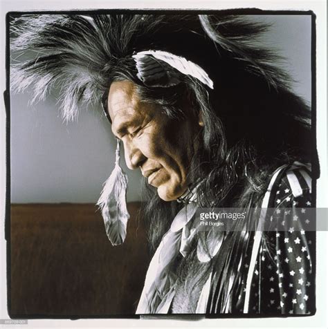 Native American Navajo Tribesman Wyoming Usa Tinted Bandw Foto De Stock Historia De Los