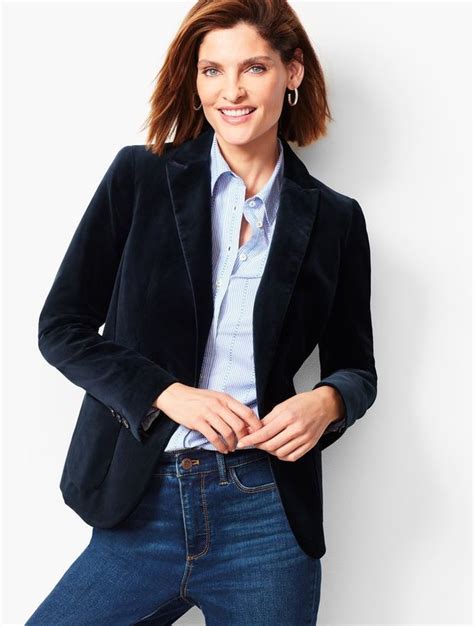 shop talbots for modern classic women s styles you ll be a standout in our velvet blazer only