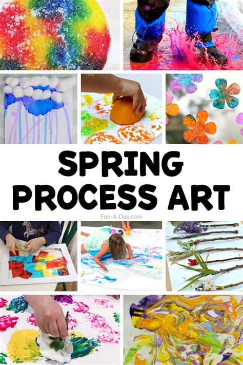 Spring Process Art Activities For Preschoolers Fun A Day