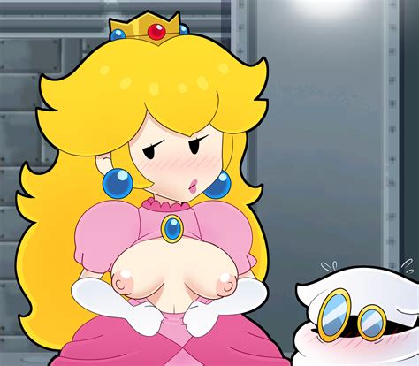 Rule 34 Blonde Hair Breasts Breasts Out Bubble Butt Fully Clothed Male Mario Series Nintendo