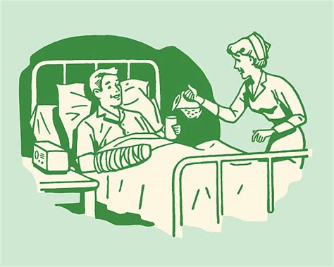 Nurse Bedside Illustrations Illustrations Royalty Free Vector Graphics