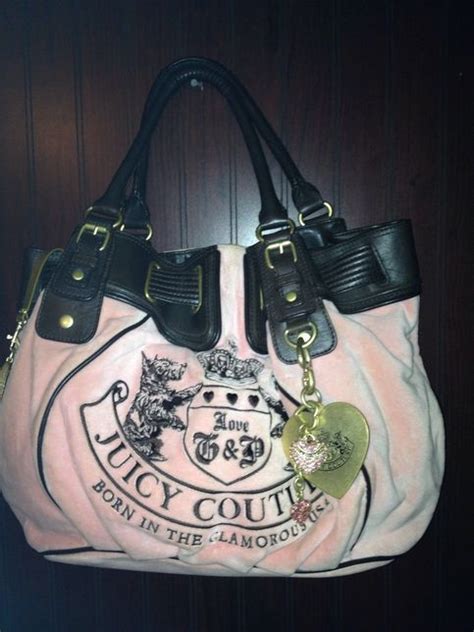 Juicy Couture Purse Pink And Brown