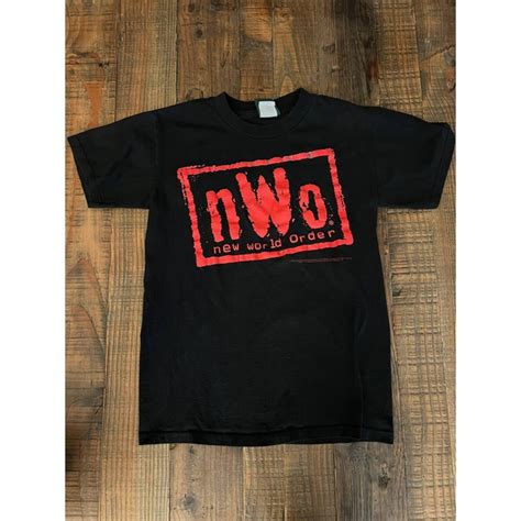 Vintage Vintage Nwo New World Order Wrestling Black T Shirt Size S