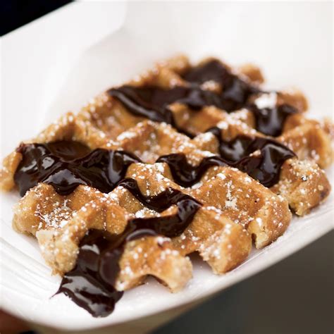 Belgian waffles in north america, are a variety of waffle with a lighter batter, larger squares, and deeper pockets compared to ordinary american waffles. Classic Belgian Waffles Recipe - Thomas DeGeest | Food & Wine