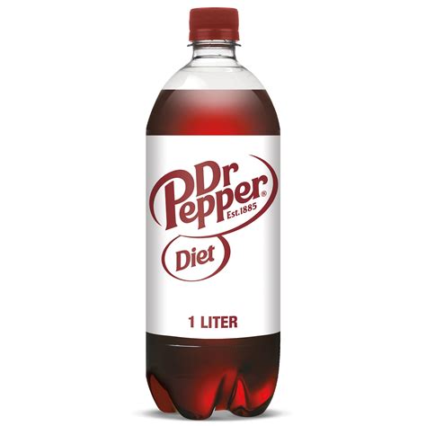 Diet Dr Pepper Soda 1 L Bottle