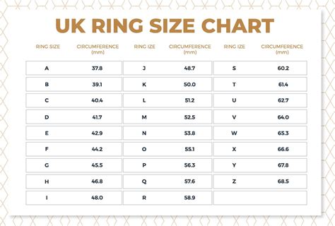 Ring Size Guide Rings Sizes Uk Pomegranate London