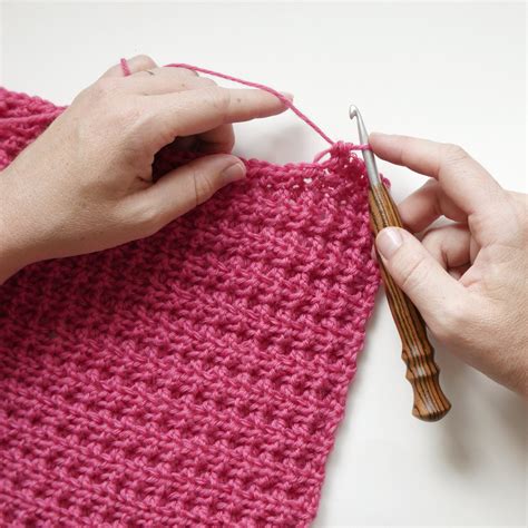 Hdc Crochet How To Work Half Double Stitch Hdc Worldly Hobbies Gazette