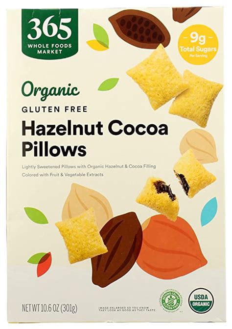 Amazon Com By Whole Foods Market Cereal Pillows Hazelnut Cocoa