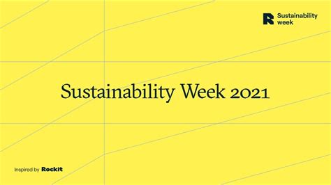 Sustainability Week 2021 Opening Event Youtube