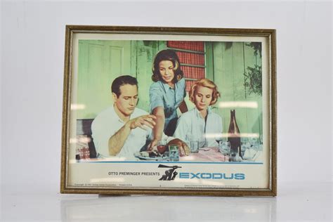 1961 Nss Film Lobby Card For Otto Premingers Exodus Ebth