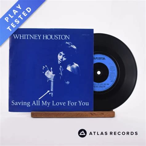 Whitney Houston Saving All My Love For You Vinyl Record Vg Ex