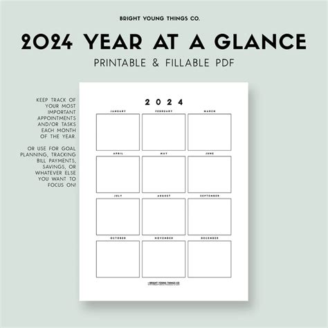 At-a-glance Wall Calendar 2025