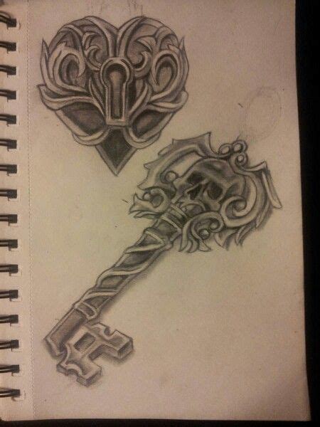 List episodes keys to the heart. Tattoo sketch... lock and key. | Tattoos:) | Pinterest ...