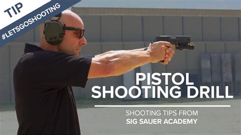 Pistol Shooting Drill To Improve Accuracy Shooting Tips From Sig