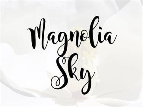 Ladybug script font free download. Magnolia Sky free script font | Magnolia sky, Handwritten ...