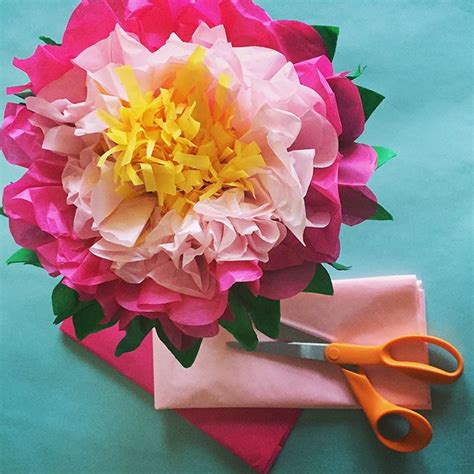 How To Make A Tissue Paper Flower A Dazzling Tutorial Tissue Paper