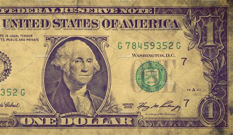 Grunge Old One Dollar Bill High Quality Business Images Creative