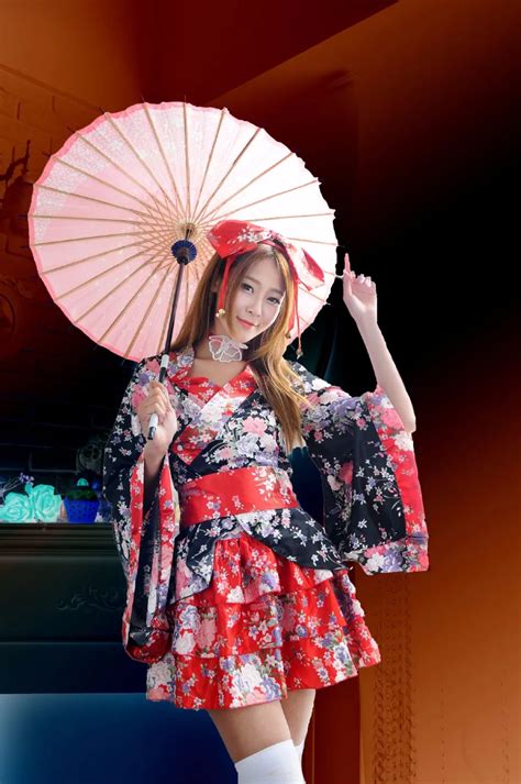 Sakura Japanese Kimono Cosplay Costume Cos Anime Role Playing And
