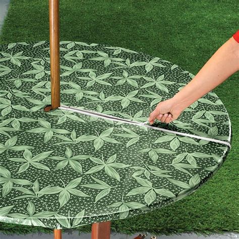 Some assembly require but very simple a little more expensive than box store patio furniture but the box store stuff is flimsy and will not last in a salt air environment. Fern Umbrella Table Cover - Umbrella Table Cover - Miles ...