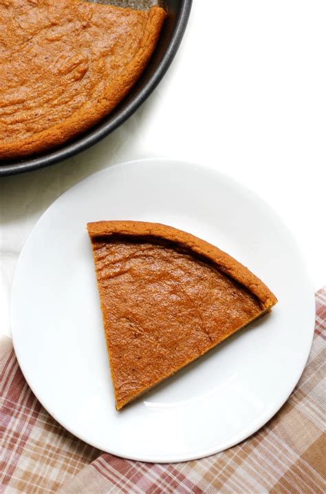 Gluten Free Crustless Sweet Potato Pie Vegan Allergy Free Paleo