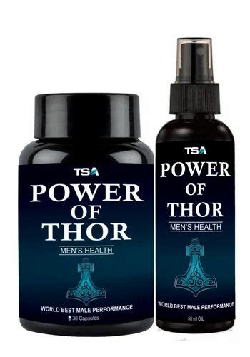 Power Of Thor Men Sex Capsule Oil At Rs 1600pack Hammer Of Thor