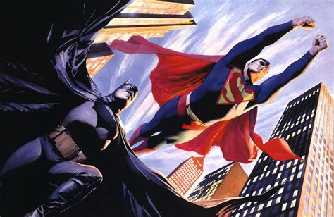 Superman Batman Lithograph Comic Art Community Gallery