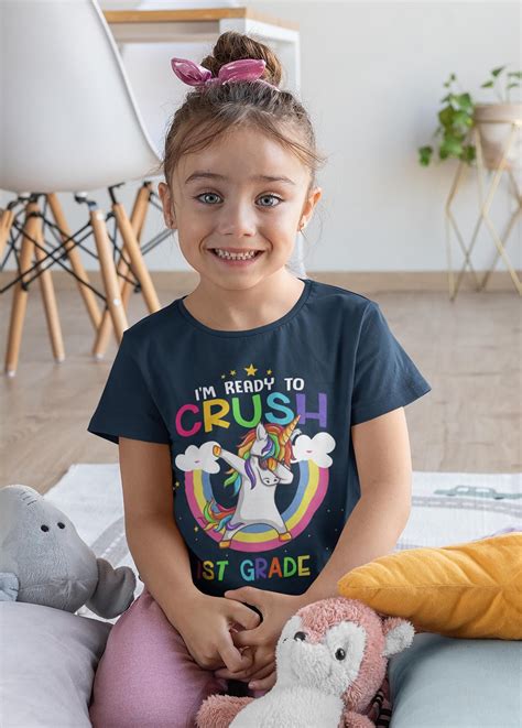 Kids 1st Grade T Shirt First Grade Shirt Girls Crush 1st Etsy