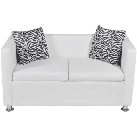 Questo tipo di divano ha un vantaggio innegabile: Divano 2 posti moderno divanetto imbottito in ecopelle con ...