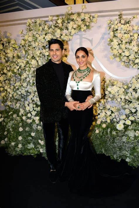 Kiara Advani And Sidharth Malhotra Bring Old World Glam For Their Wedding Reception