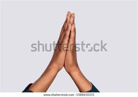 Closeup Black Hands Praying Stock Photo 1388650331 Shutterstock
