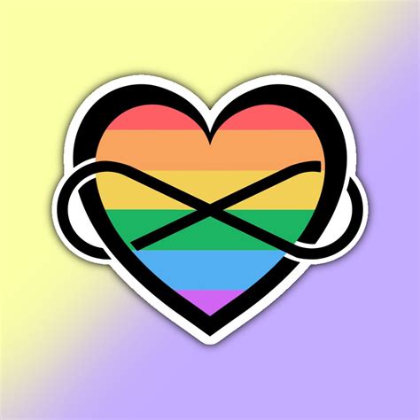 polyamorous pride flag stickers lgbt lgbtq customize etsy