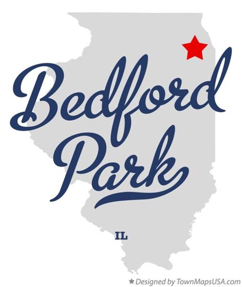 Map Of Bedford Park Il Illinois