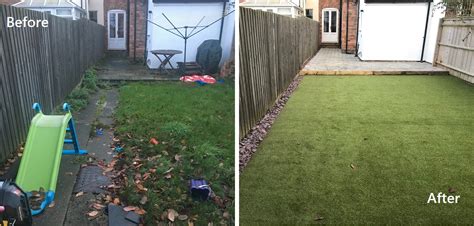 The artificial grass is secured in place to the timber fixings with nails. Lay Artificial Grass Over Crazy Paving - Some tips how to lay and save money with artificial grass.