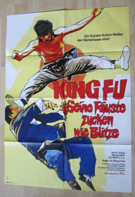 Filmplakat King Fu Seine Fäuste Zucken Wie Blitze Shaw Brothers