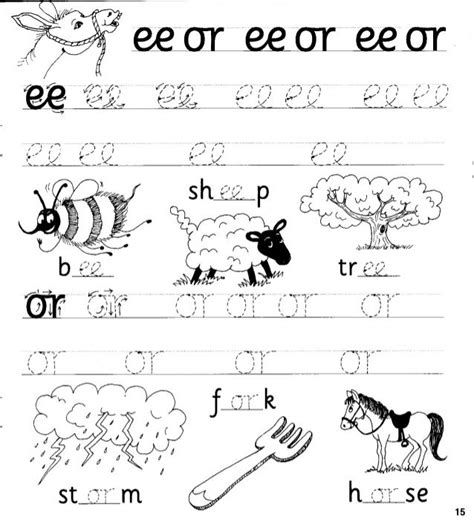 Jolly Phonics Worksheets For Kindergarten