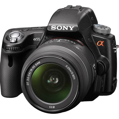 Sony Alpha Dslr Slt A55 Digital Camera W18 55mm Lens Slt A55vl