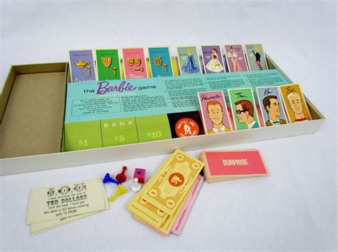 Vintage 1960 Barbie Prom Queen Board Game Complete And Ready