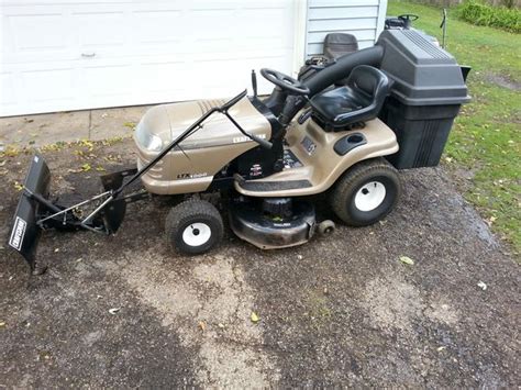 Craftsman Ltx1000 Lawn Tractor Bagger Snow Plow For Sale In Lombard Il