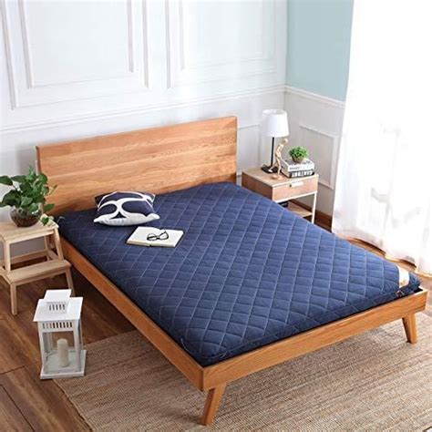 This futon requires no frame as it is meant to simply be rolled out onto the floor and slept on. Thick Premium Mattress pad, Japanese Futon Tatami mat ...