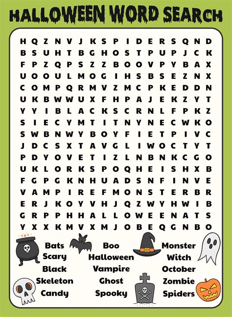 26 Best Ideas For Coloring Printable Halloween Word Search