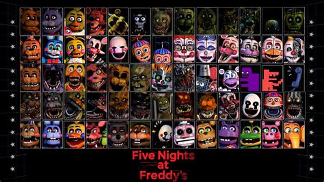 Fnaf 1 All Characters