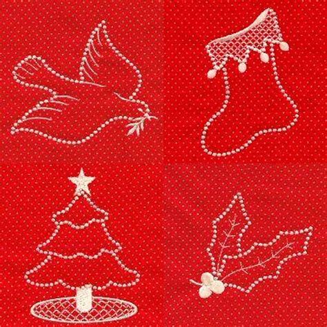 Candlewicking Christmas Free Sample Flower Embroidery Designs